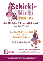 Bild zeigt Plakat Mädelsflohmarkt