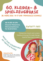 PDF mit Plakat 60. Kleider- und Spielzeugbörse