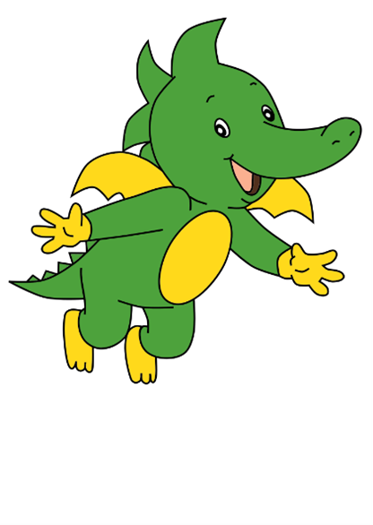 Bild zeigt Tabaluga Drachen